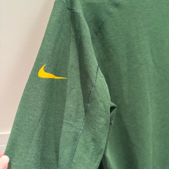 Nike Green Bay Packers Antigua Green/Gold Quarter-Zip Pullover Dri-Fit  NFL  M - Picture 5 of 8